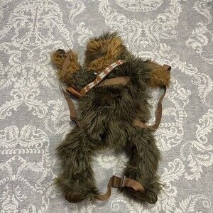 Disney Chewbacca Plush Backpack Full Body Furry Bag Bandolier Strap